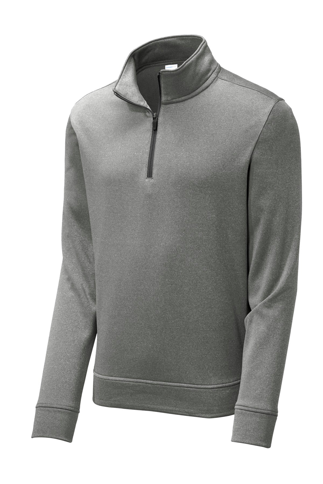 Sport-Tek Men's PosiCharge Sport-Wick Heather Fleece 1/4-Zip Pullover