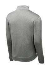 Sport-Tek Men's PosiCharge Sport-Wick Heather Fleece 1/4-Zip Pullover