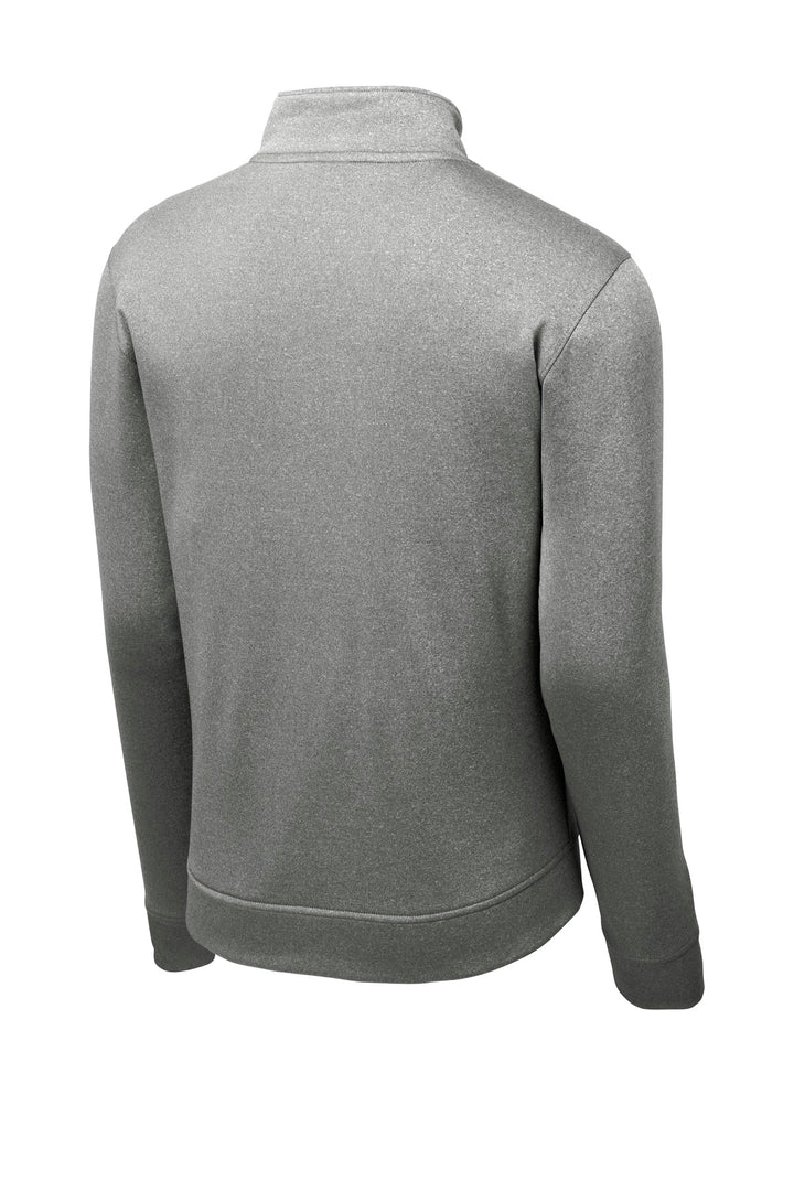 Sport-Tek Men's PosiCharge Sport-Wick Heather Fleece 1/4-Zip Pullover