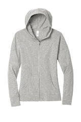 District Women's Medal Full-Zip Hoodie. DT665 District