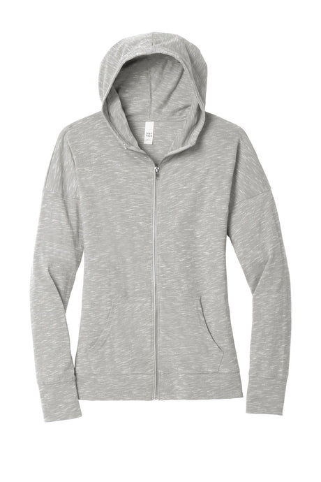 District Women's Medal Full-Zip Hoodie. DT665 District