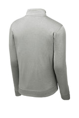 Sport-Tek Men's PosiCharge Sport-Wick Heather Fleece 1/4-Zip Pullover
