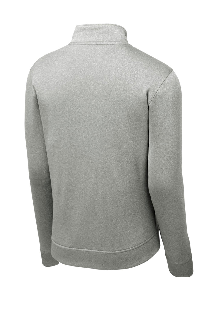 Sport-Tek Men's PosiCharge Sport-Wick Heather Fleece 1/4-Zip Pullover