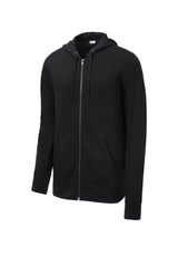 Sport-Tek Women's PosiCharge Tri-Blend Wicking Fleece Full-Zip Hooded Jacket. ST293