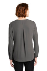 Port Authority Women's Wrap Blouse. LW702