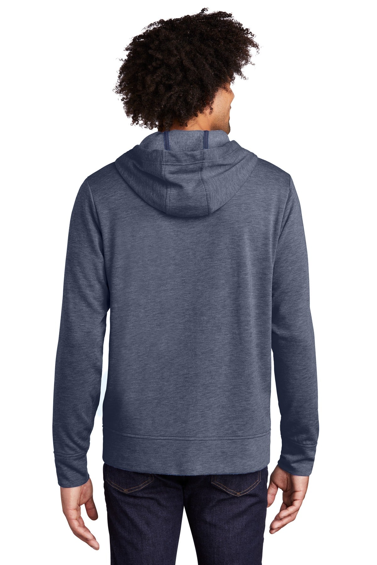 Sport-Tek Women's PosiCharge Tri-Blend Wicking Fleece Full-Zip Hooded Jacket. ST293