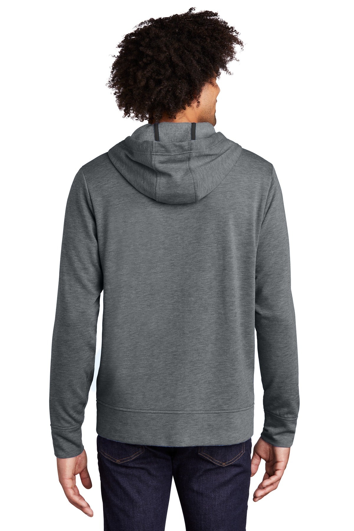 Sport-Tek Women's PosiCharge Tri-Blend Wicking Fleece Full-Zip Hooded Jacket. ST293