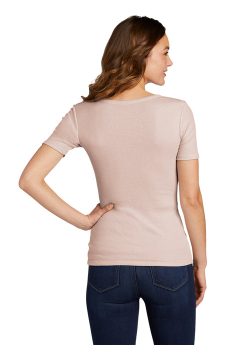 District Women's V.I.T.Rib Scoop Neck Tee DT6020 District