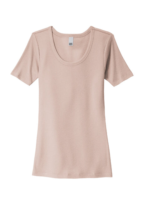 District Women's V.I.T.Rib Scoop Neck Tee DT6020 District