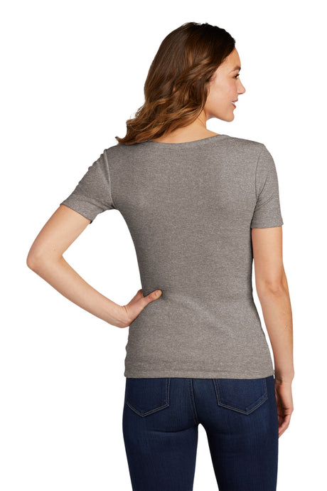 District Women's V.I.T.Rib Scoop Neck Tee DT6020 District