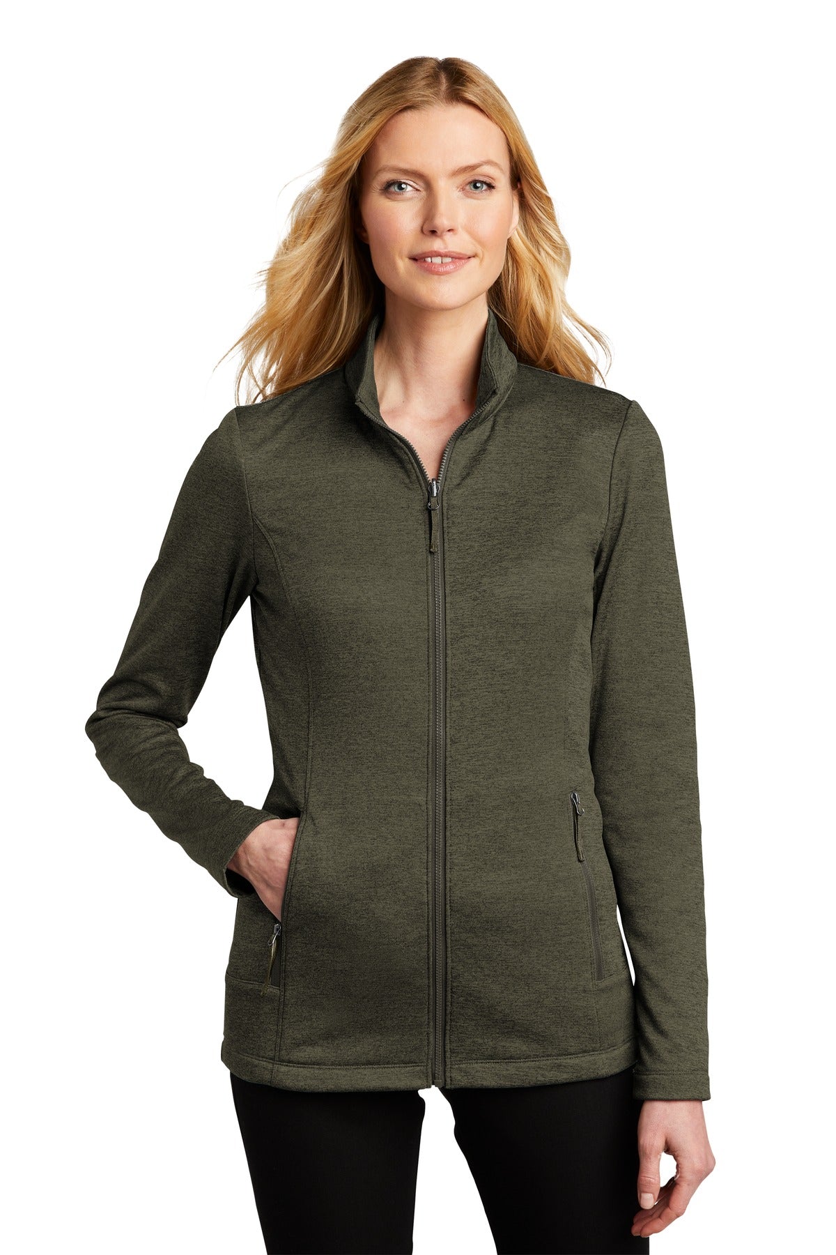 Port Authority Women's Collective Striated Fleece Jacket. L905