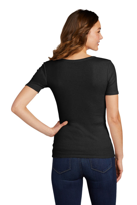 District Women's V.I.T.Rib Scoop Neck Tee DT6020 District