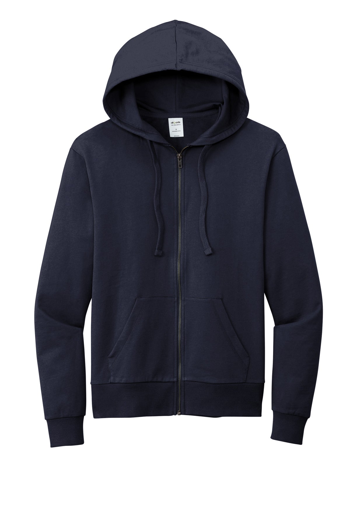 Allmade Men's Organic French Terry Full-Zip Hoodie AL4002 Allmade