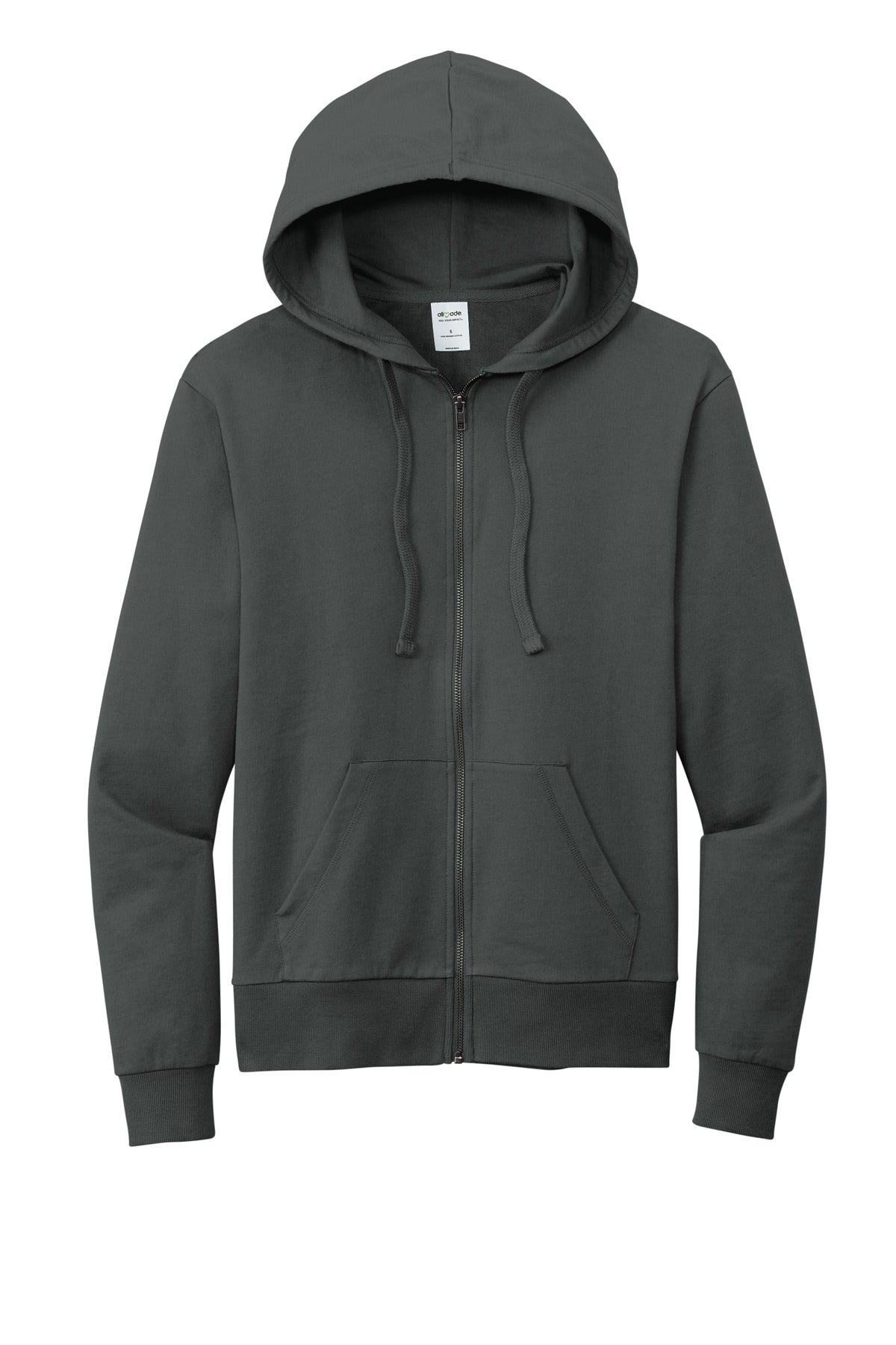 Allmade Men's Organic French Terry Full-Zip Hoodie AL4002 Allmade