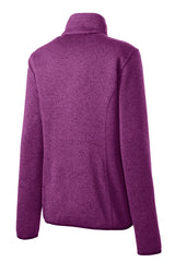 Port Authority Women's Sweater Fleece Jacket. L232