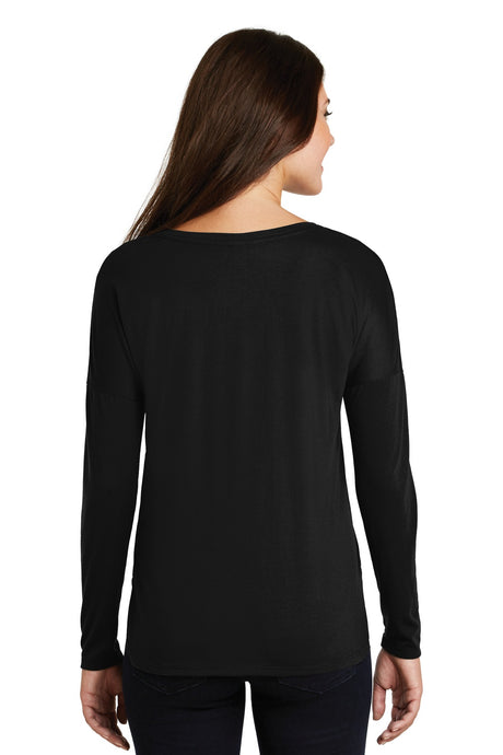 District Women's Drapey Long Sleeve Tee. DM413 District