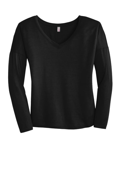 District Women's Drapey Long Sleeve Tee. DM413 District