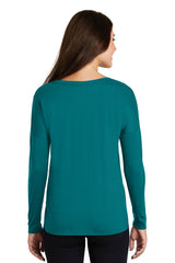 District Women's Drapey Long Sleeve Tee. DM413 District