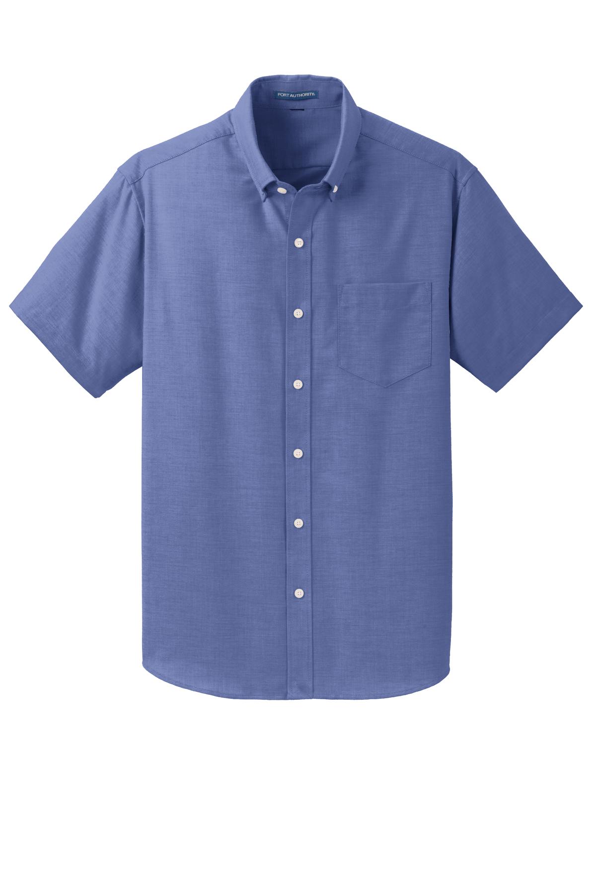 Port Authority Men's Short Sleeve SuperPro Oxford Shirt. S659