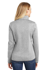 Port Authority Women's Sweater Fleece Jacket. L232