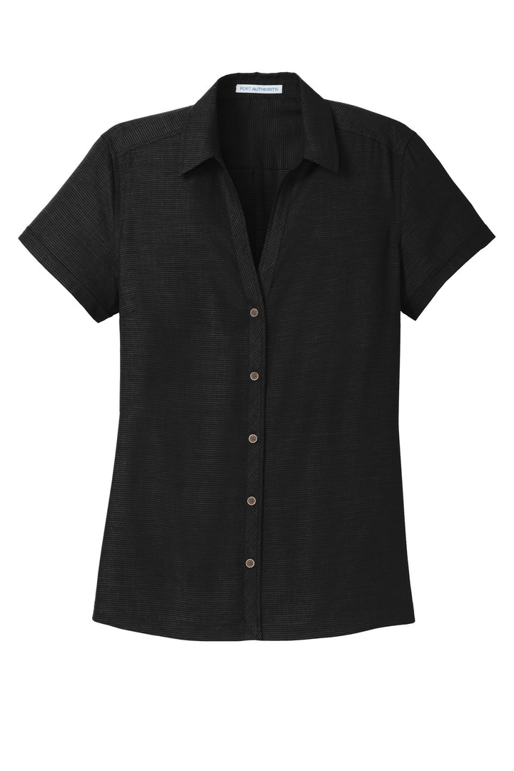 Port Authority Women's Textured Camp Shirt. L662