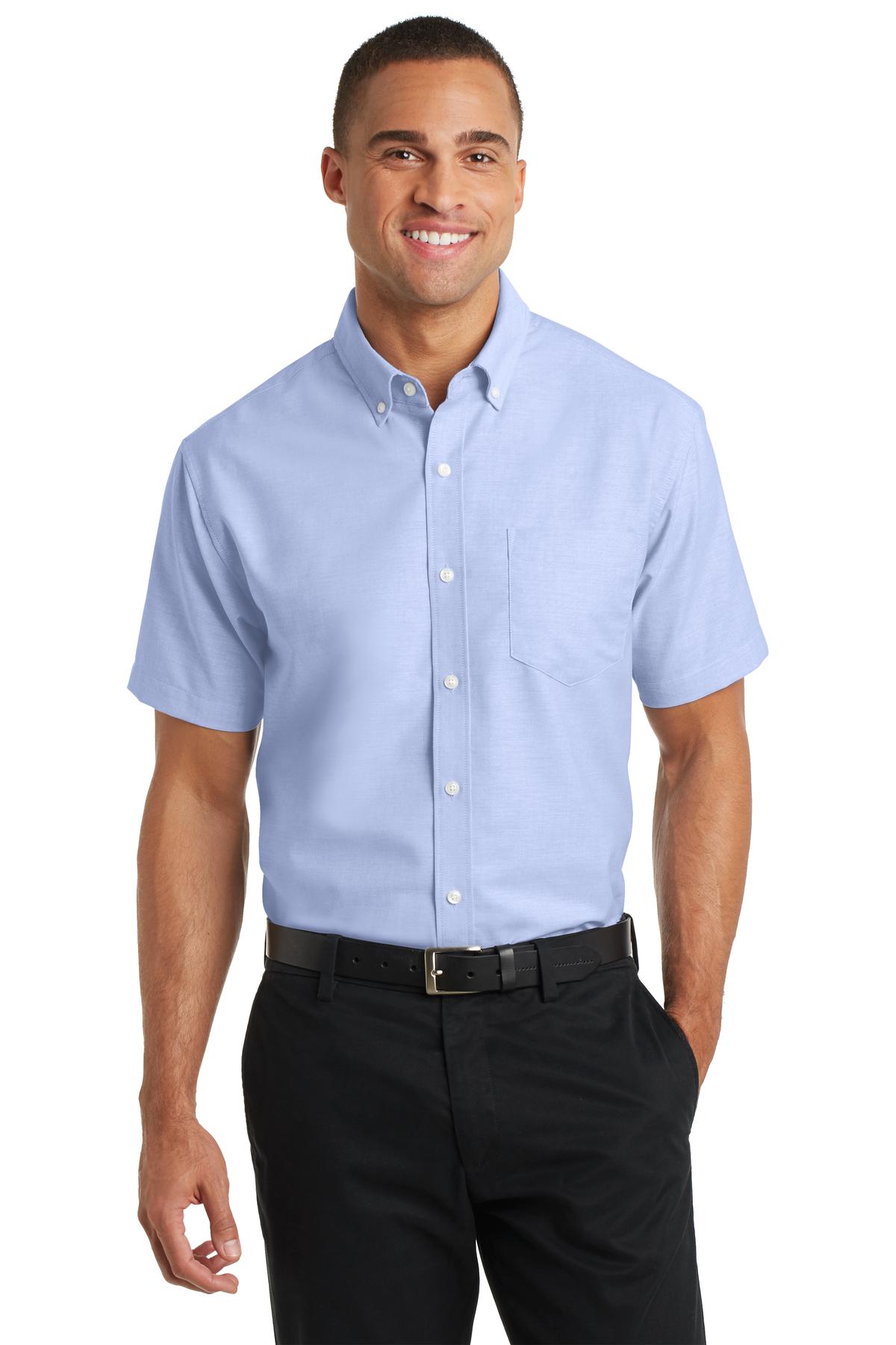 Port Authority Men's Short Sleeve SuperPro Oxford Shirt. S659
