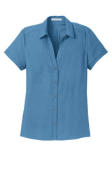 Port Authority Women's Textured Camp Shirt. L662