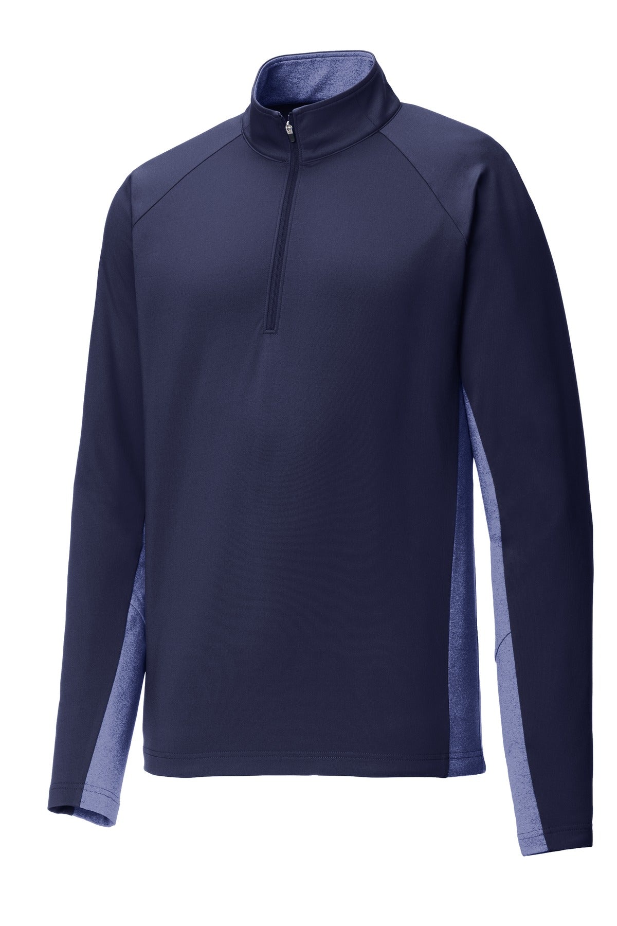 Sport-Tek Men's Sport-Wick Stretch Contrast 1/2-Zip Pullover