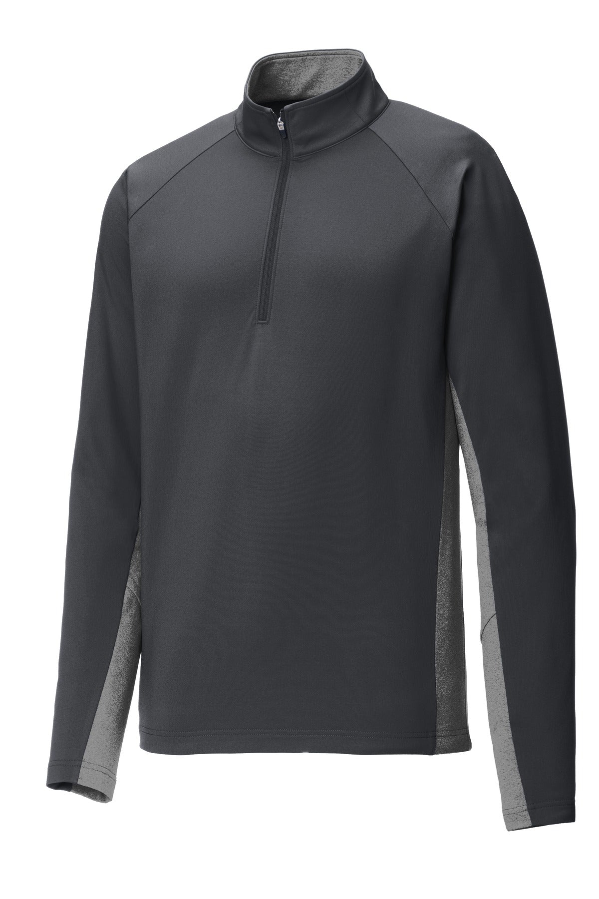 Sport-Tek Men's Sport-Wick Stretch Contrast 1/2-Zip Pullover