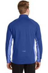 Sport-Tek Men's Sport-Wick Stretch Contrast 1/2-Zip Pullover