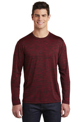 Sport-Tek Men's PosiCharge Long Sleeve Electric Heather Tee