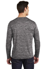 Sport-Tek Men's PosiCharge Long Sleeve Electric Heather Tee