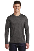 Sport-Tek Men's PosiCharge Long Sleeve Electric Heather Tee