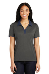 Sport-Tek Women's Heather Contender Contrast Polo LST667