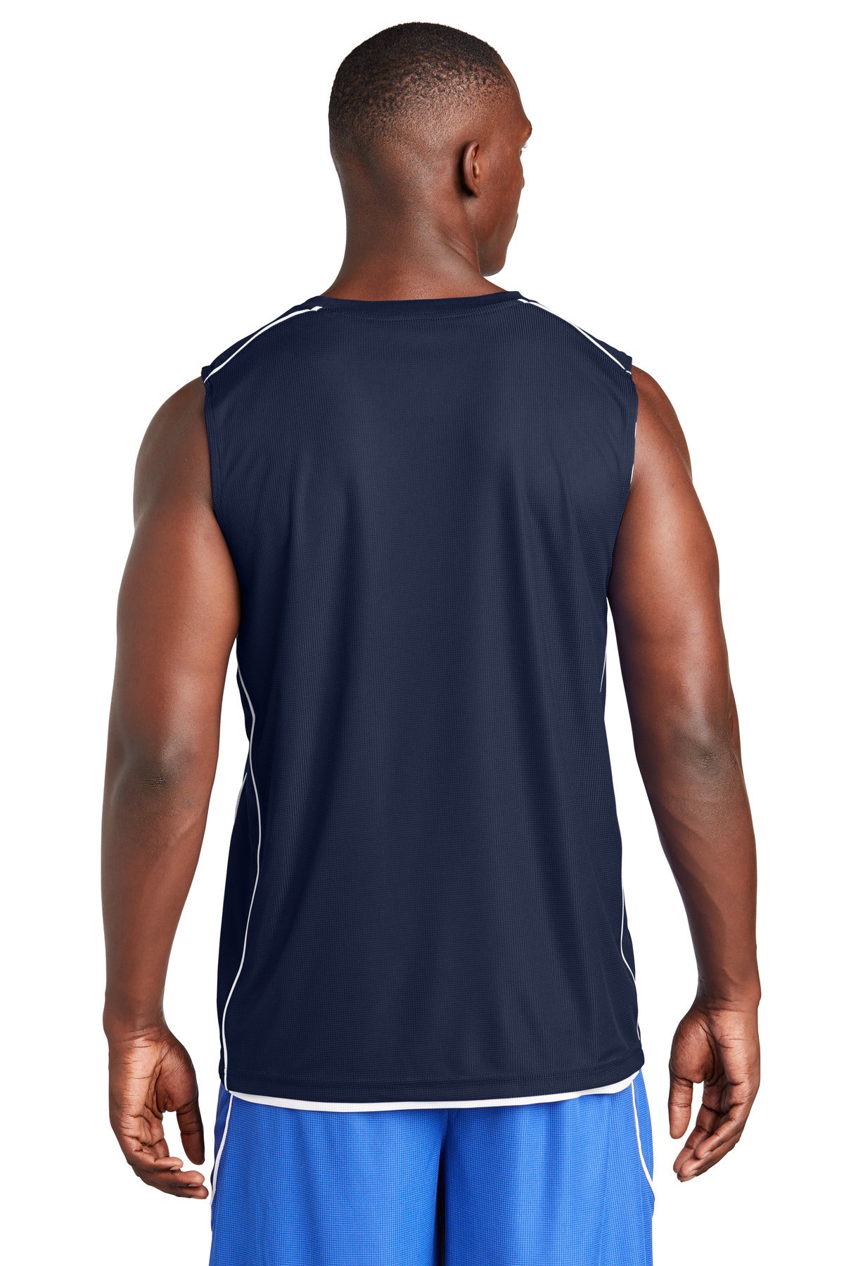 Sport-Tek Men's PosiCharge Mesh Reversible Sleeveless Tee