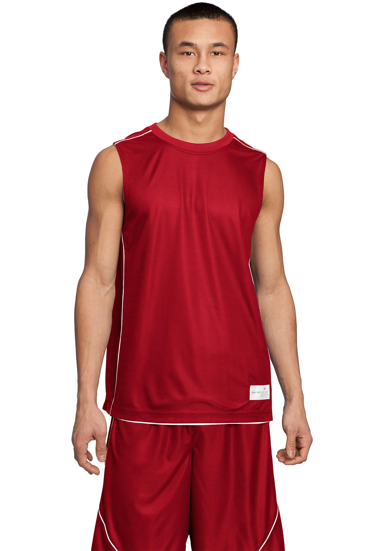 Sport-Tek Men's PosiCharge Mesh Reversible Sleeveless Tee
