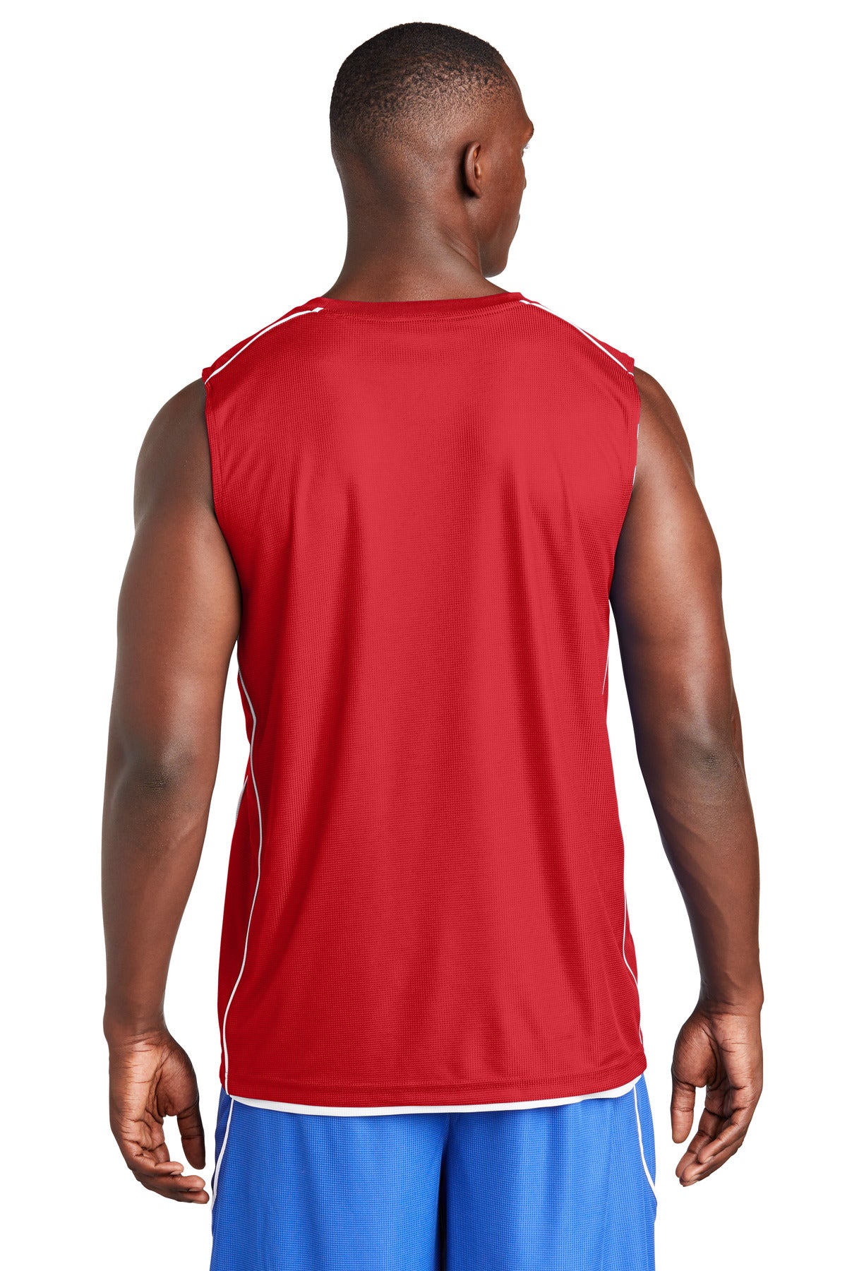 Sport-Tek Men's PosiCharge Mesh Reversible Sleeveless Tee