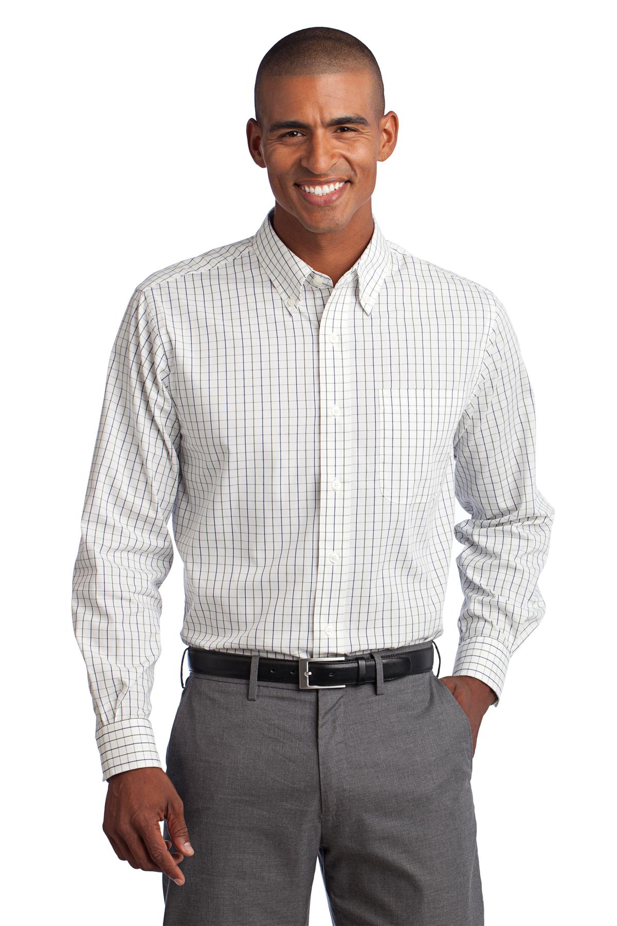 Port Authority Men's Tattersall Easy Care Shirt. S642