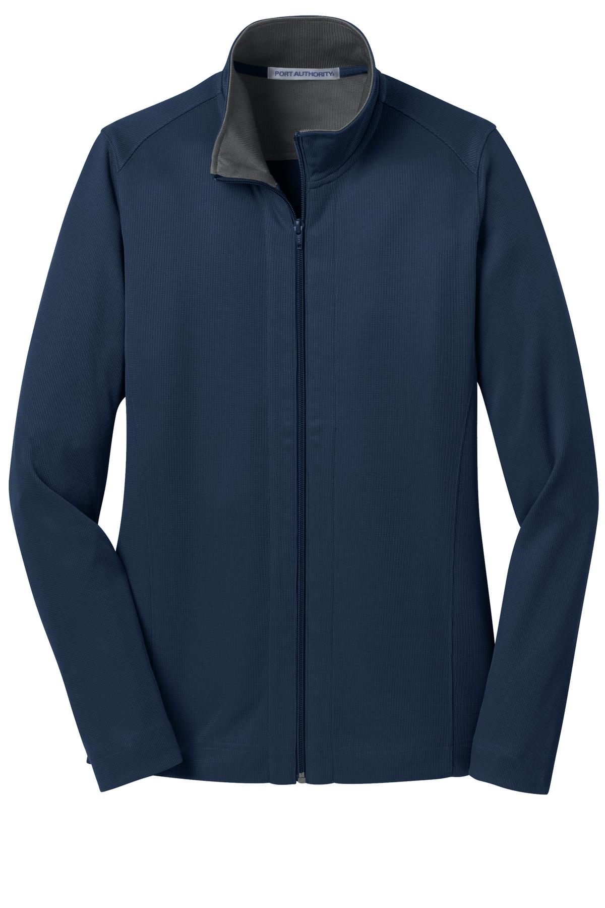 Port Authority Women's Vertical Texture Full-Zip Jacket. L805