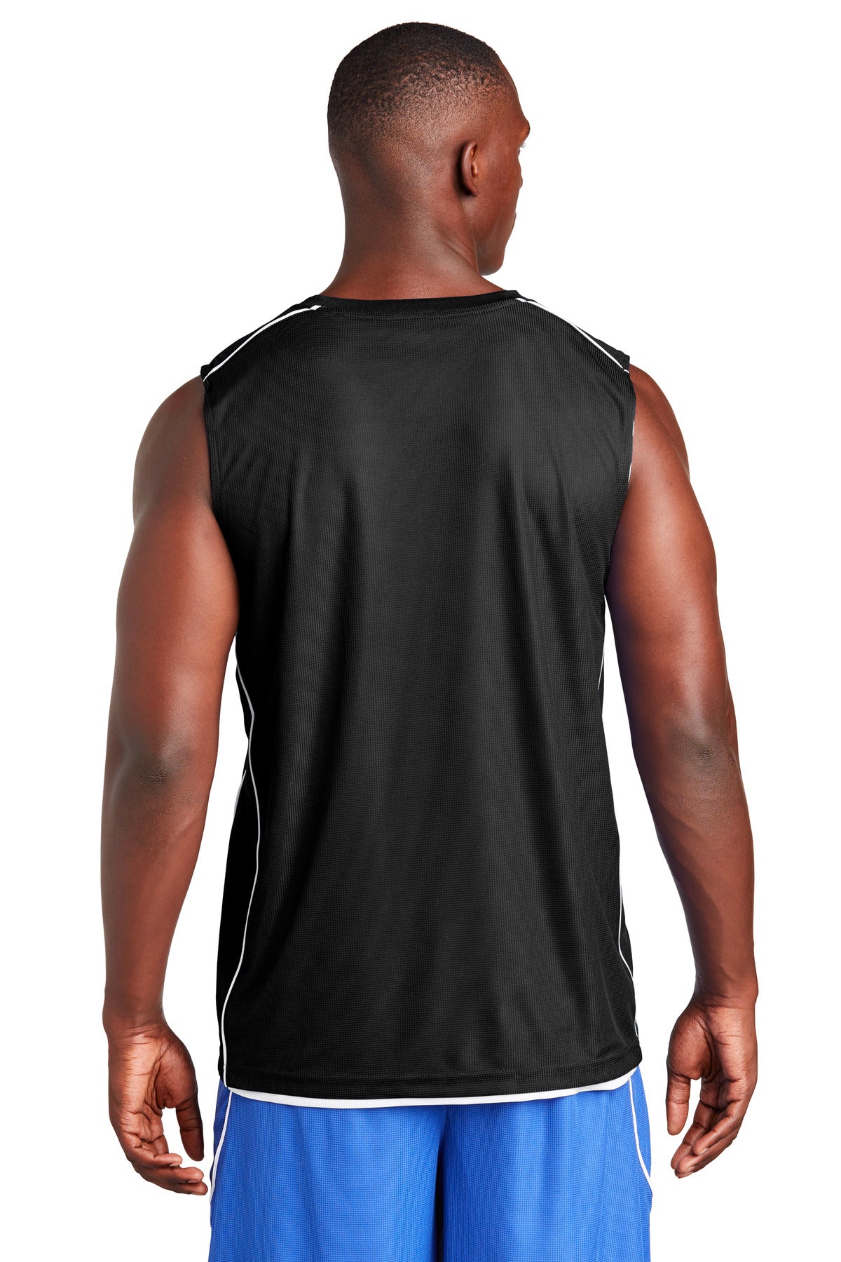 Sport-Tek Men's PosiCharge Mesh Reversible Sleeveless Tee