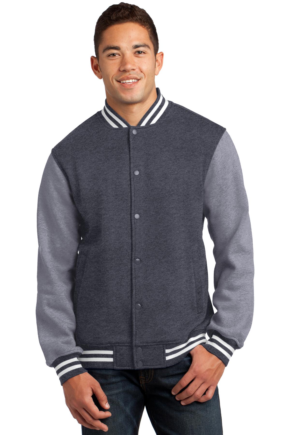 Sport-Tek Women's Fleece Letterman Jacket
