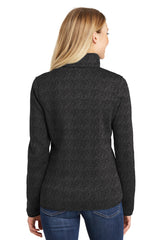 Port Authority Women's Sweater Fleece Jacket. L232