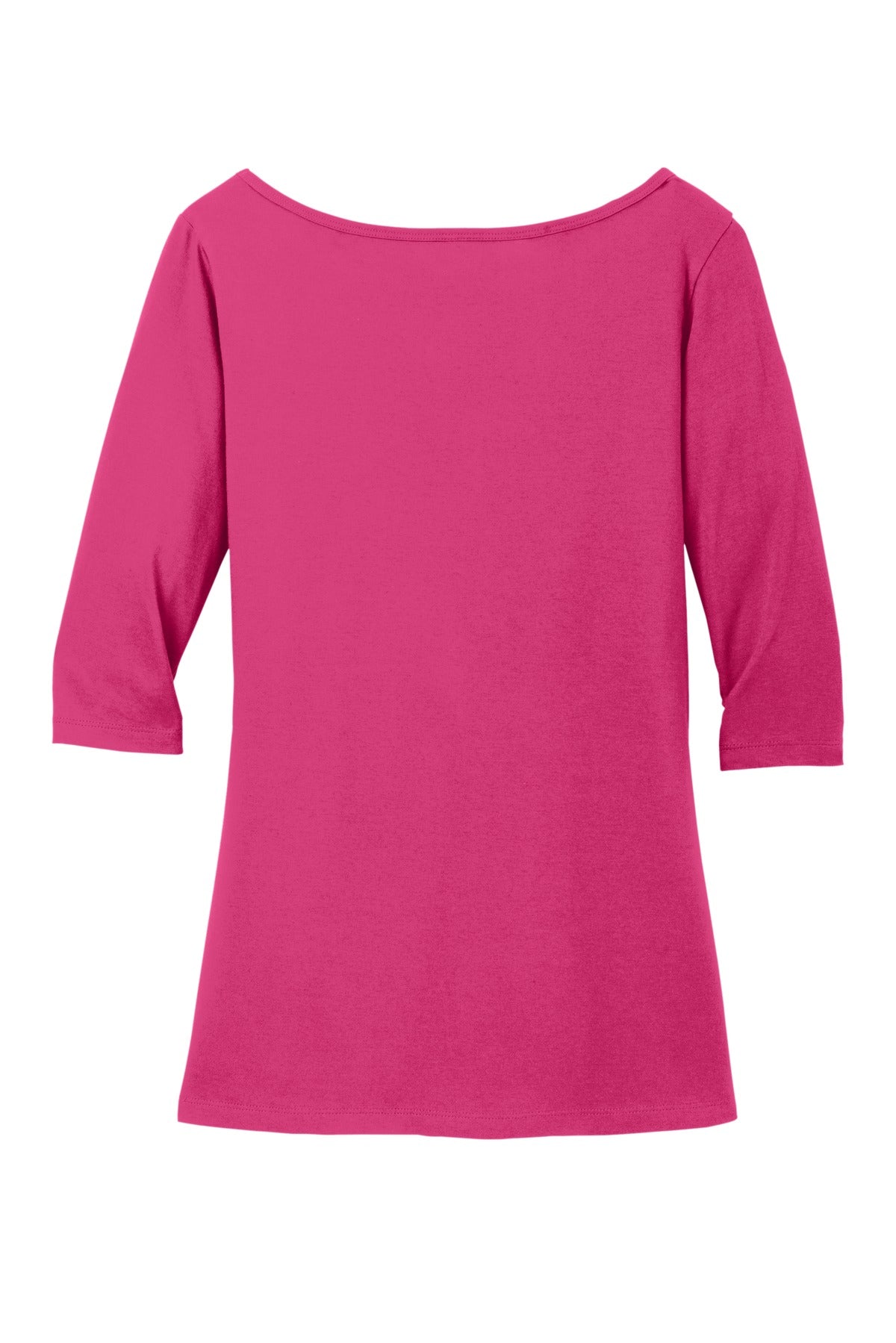 District Women's Perfect Weight 3/4-Sleeve Tee. DM107L District