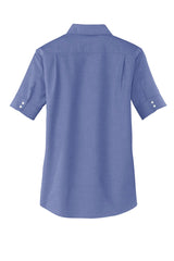 Port Authority Women's Short Sleeve SuperPro Oxford Shirt. L659