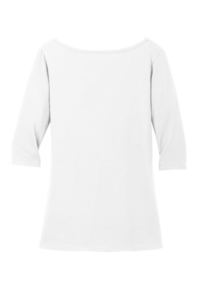 District Women's Perfect Weight 3/4-Sleeve Tee. DM107L