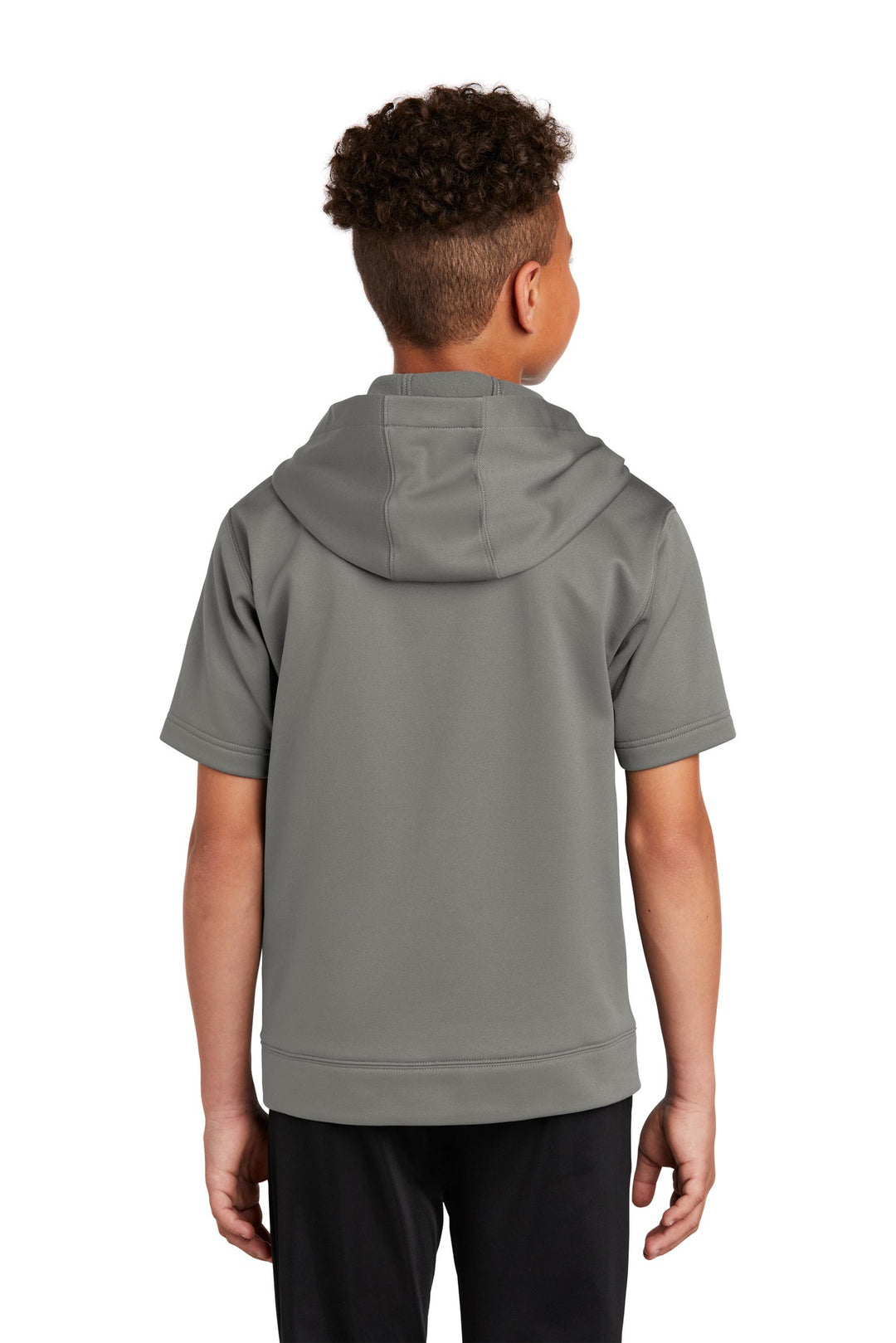 Sport-Tek Youth Sport-Wick Fleece Short Sleeve Hooded Pullover YST251