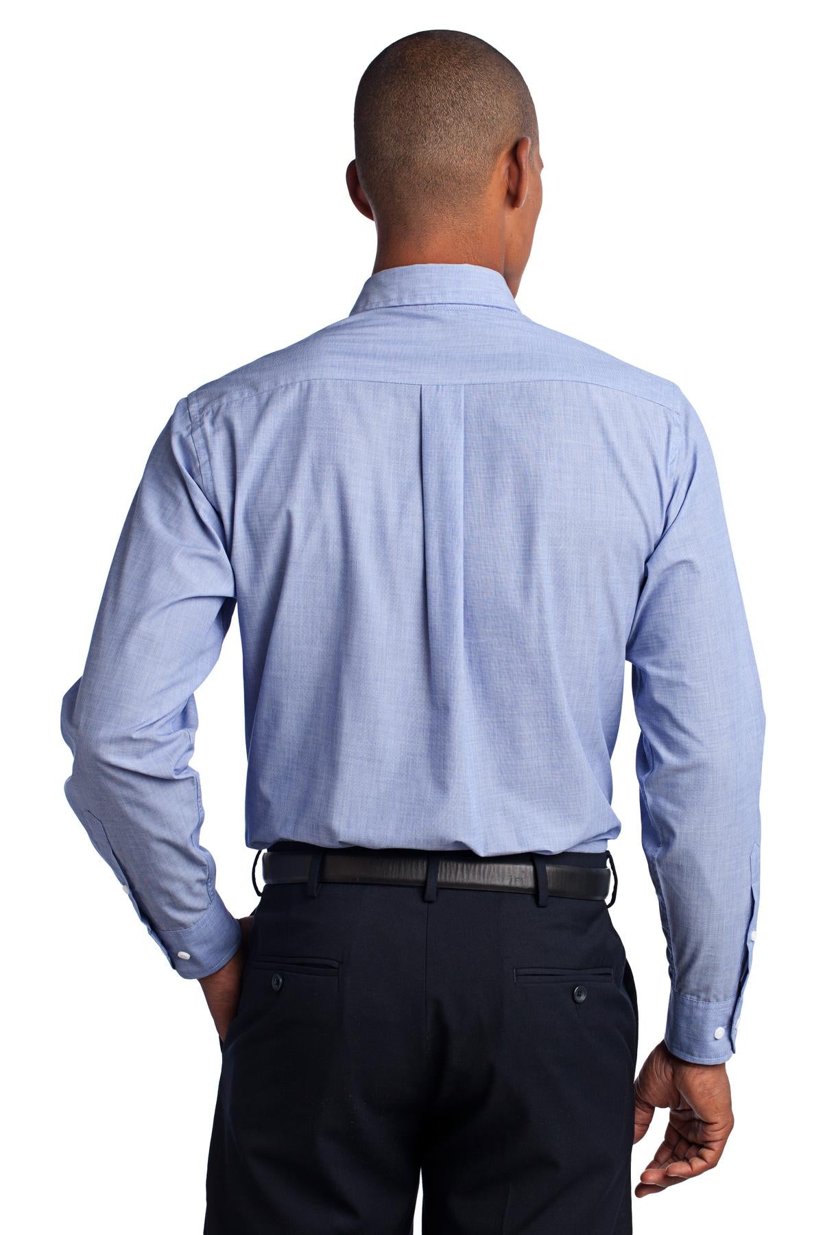 Port Authority Men's Tall Crosshatch Easy Care Shirt. TLS640
