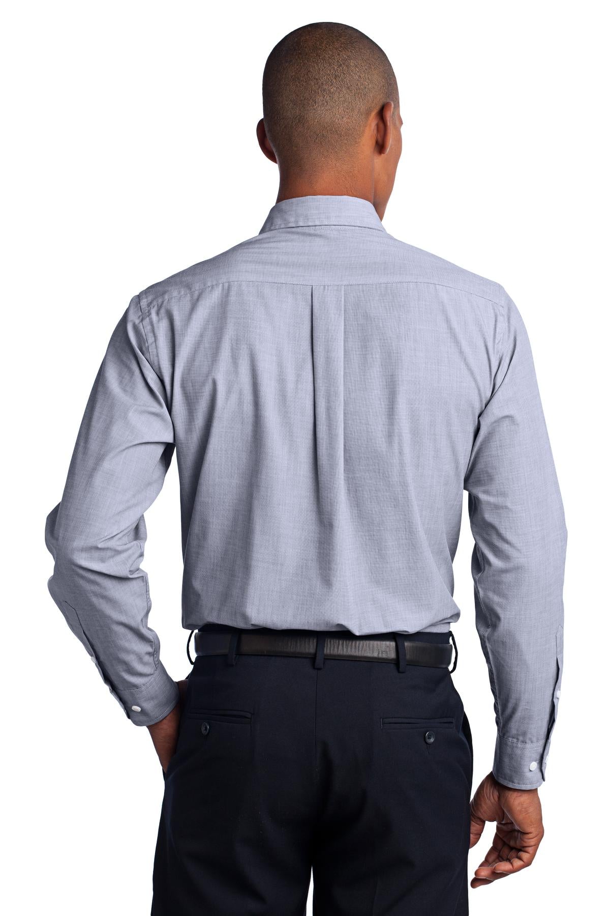 Port Authority Men's Tall Crosshatch Easy Care Shirt. TLS640