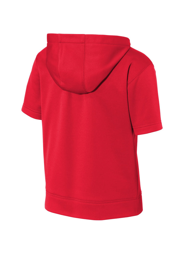 Sport-Tek Youth Sport-Wick Fleece Short Sleeve Hooded Pullover YST251