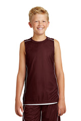 Sport-Tek Youth PosiCharge Mesh Reversible Sleeveless Tee YT555